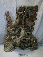 藏品(木雕屏風－松鶴延年)的圖片